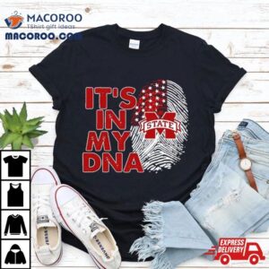 Mississippi State Bulldogs It Rsquo S In My Dna Fingerprin Tshirt