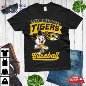 Mizzou Tigers Baseball Head Player Tiger Tshirt