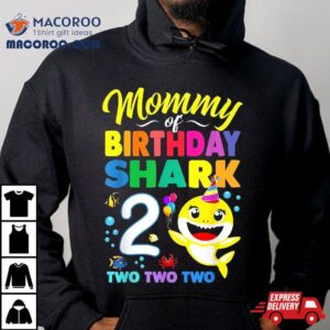 Mommy Of Birthday Shark 2nd Matching Oufit Party For Family Shirt