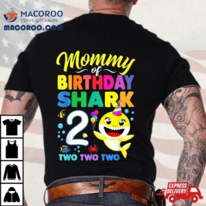 Mommy Of Birthday Shark Nd Matching Oufit Party For Family Tshirt