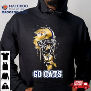 Montana State Bobcats Go Cats Rising Helmet Shirt