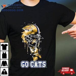 Montana State Bobcats Go Cats Rising Helme Tshirt