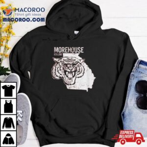 Morehouse College Maroon Tigers State Shape Tshirt