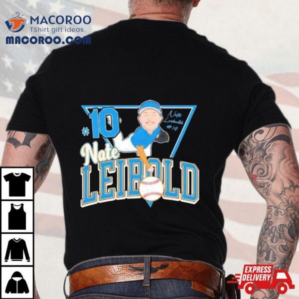 Nate Leibold 10 Ucla Bruins Pitcher Signature Shirt