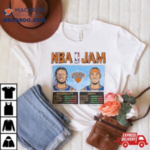 Nba Jam Knicks Brunson And Hart New York Knicks T Shirt