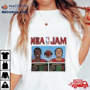 Nba Jam Raptors Barrett And Barnes Tshirt