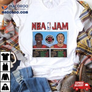 Nba Jam Raptors Barrett And Barnes T Shirt