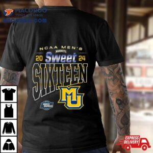 Ncaa Marquette Golden Eagles 2024 Men’s Basketball Sweet Sixteen Shirt