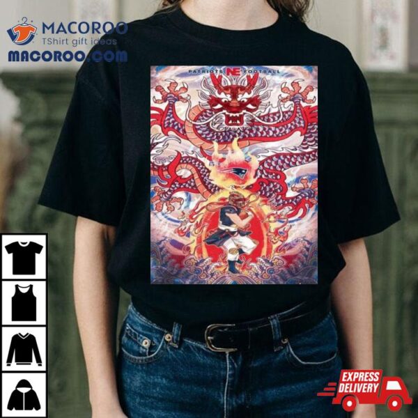 New England Patriots Happy Lunar New Year The Year Of The Dragon Nfl T Shirt