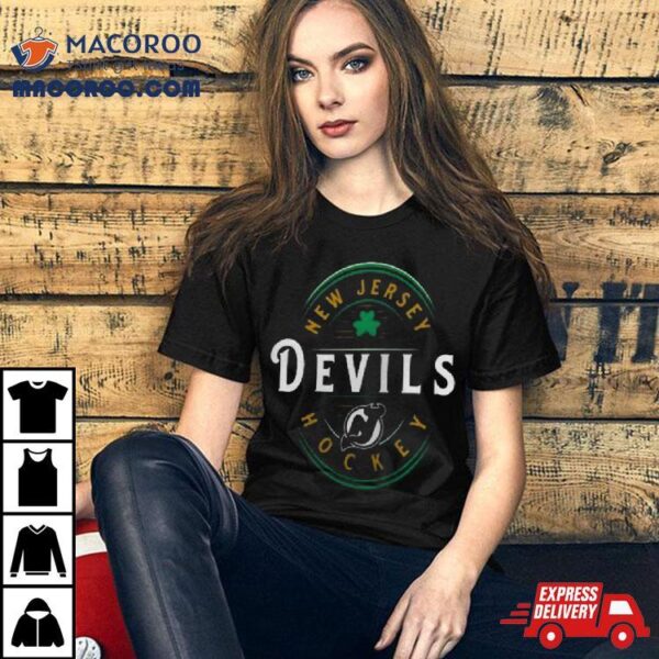 New Jersey Devils Fanatics Branded St. Patrick’s Day Forever Lucky T Shirt