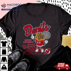 New Jersey Devils Mitchell Amp Ness Cheese Fries Tshirt