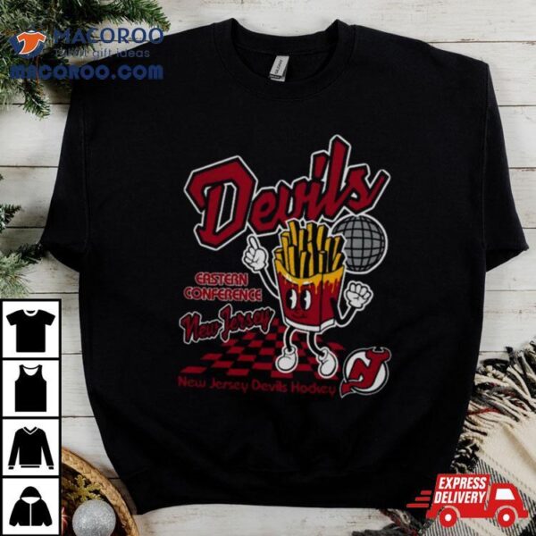 New Jersey Devils Mitchell & Ness Youth Concession Stand Shirt