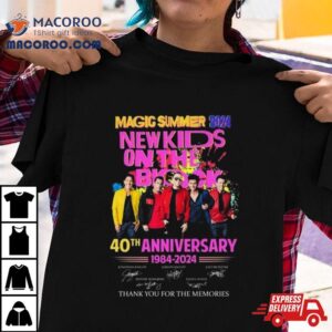 New Kids On The Block 40th Anniversary Magic Summer 2024 Shirt