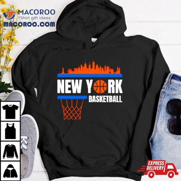 New York Basketball Knicks Skyline Shirt