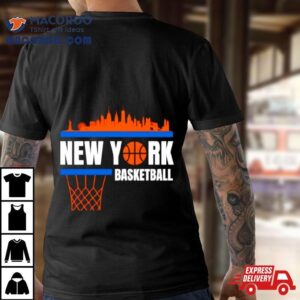 New York Basketball Knicks Skyline Shirt