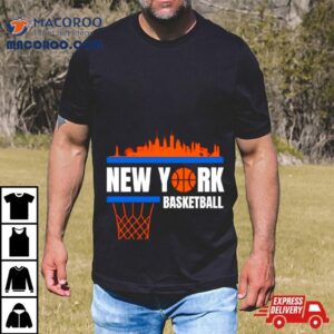 New York Basketball Knicks Skyline Tshirt