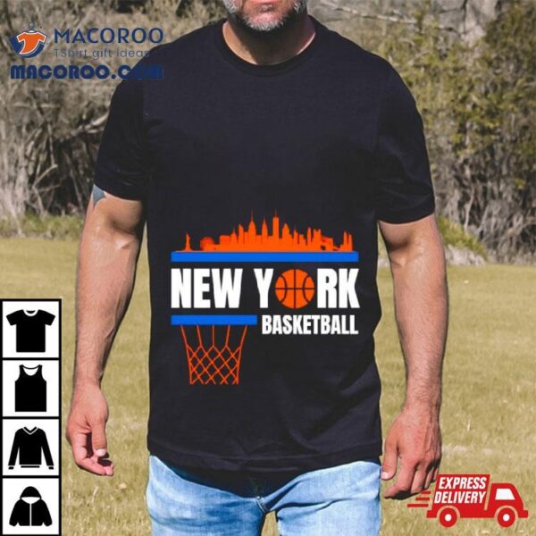 New York Basketball Knicks Skyline Shirt