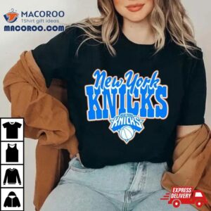 New York Knicks Basketball Blue Logo Shirt