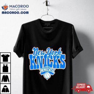 New York Knicks Basketball Blue Logo Tshirt