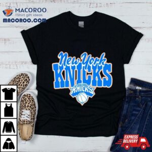 New York Knicks Basketball Blue Logo Tshirt