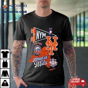 New York Mets Split Zone Amazin’ Mets Shirt