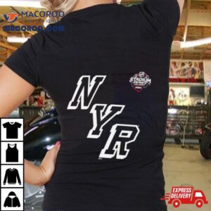 New York Rangers Nhl Stadium Series Black Tshirt