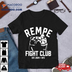 New York Rangers Hockey Rempe Fight Club Tshirt