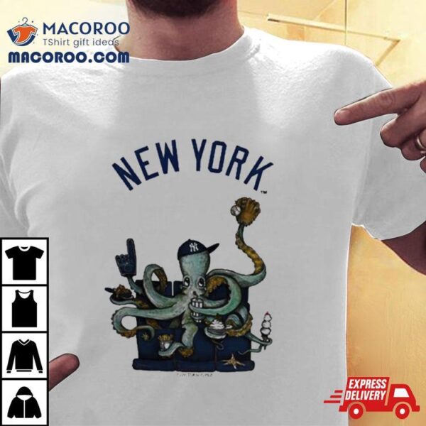 New York Yankees Octopus 2024 T Shirt