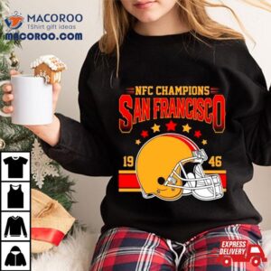 Nfc Champions San Francisco Ers Helmet Stars Tshirt