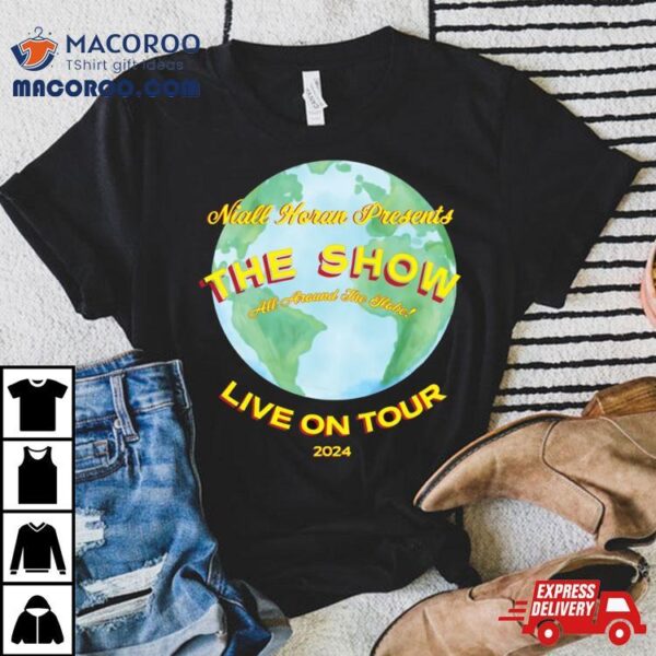 Niall Horan Merch Store The Show World Tour Black T Shirt