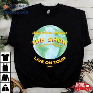 Niall Horan Merch Store The Show World Tour Black Tshirt