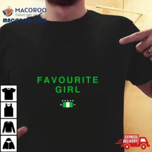 Nigeria Flag Favourite Girl Tshirt