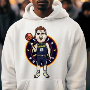 Nikola Joki Denver Nuggets Player Cartoon Hoodie