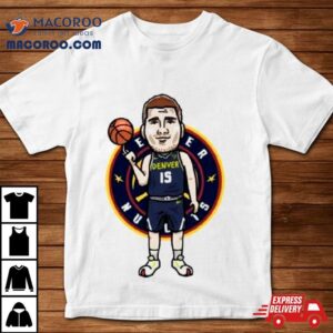 Nikola Joki Denver Nuggets Player Cartoon Tshirt