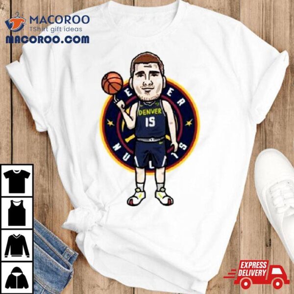 Nikola Jokić Denver Nuggets Player Cartoon Shirt