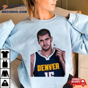 Nikola Jokić Denver Nuggets Player Cartoon Shirt