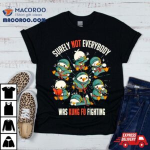 Ninja Ducks Surely Not Everybody Was Kung Fu Fighting Tshirt