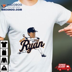 Nolan Ryan Houston Caricature Tshirt