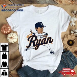 Nolan Ryan Houston Caricature Tshirt