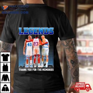 North Carolina Tar Heels Legends Thank You For The Memories Skyline Signatures Tshirt