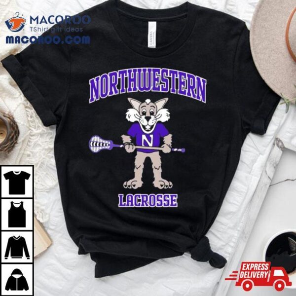 Northwestern Wildcats Youth Willie Lacrosse T Shirt