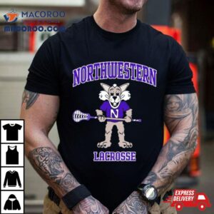 Northwestern Wildcats Youth Willie Lacrosse Tshirt