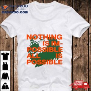 Nothing Is Im Possible All Is Possible Lions Tshirt