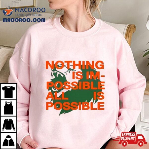 Nothing Is Im Possible All Is Possible Lions Shirt