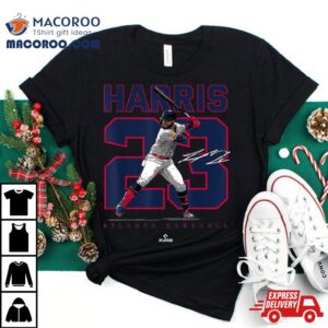 Number And Portrait Michael Harris Atlanta Mlbpa Pullover Tshirt