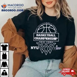 Nyu 2024 Division Iii Women’s Basketball Final Championship Shirt