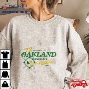 Oakland Athletics Baseball Rsquo World Champions California Usa Tshirt