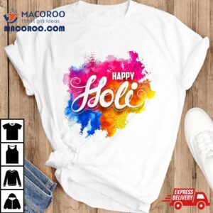 Official Happy Holi Festival Colors India Pride Hindu Edm Tshirt