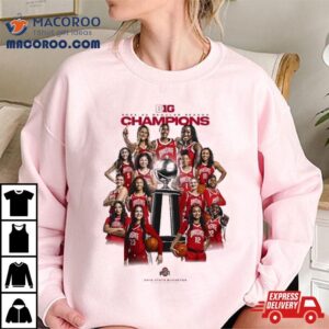 Ohio State Buckeyes Women’s Basketball Regular Season Champions Cup All Team Shirt