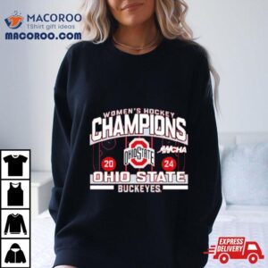 Ohio State Buckeyes Women’s Hockey Wcha 2024 Season Champions Shirt